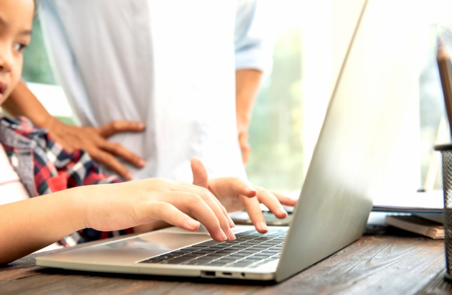 Network diagnostic equipment and tools in professional workspace